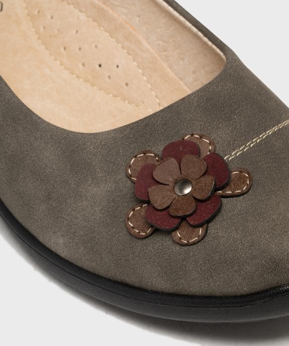 Ballerines confort avec motif fleur en relief femme vue6 - G'FLEX - GEMO