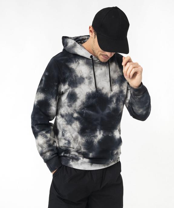Sweat à capuche tie-and-dye homme vue1 - GEMO (HOMME) - GEMO
