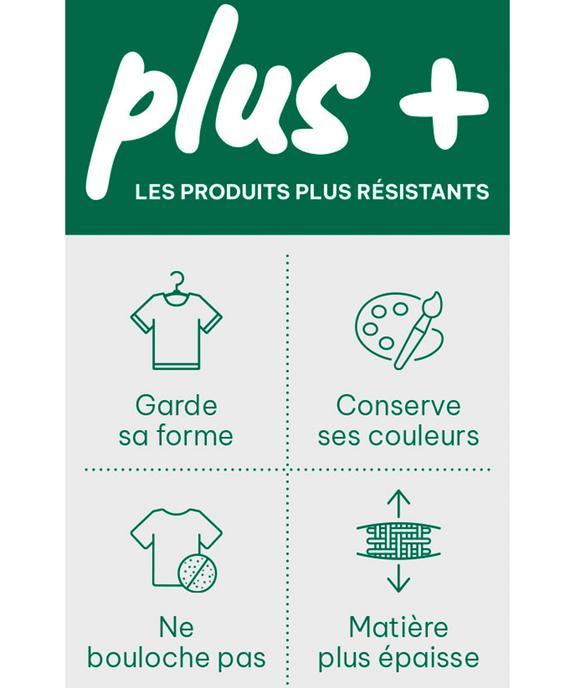 Tee-shirt manches courtes en coton uni homme vue5 - GEMO (HOMME) - GEMO