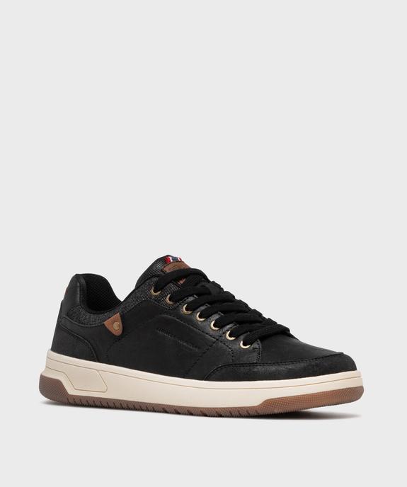 Baskets de ville avec col en denim homme - Urban Steps vue2 - URBAN STEPS - GEMO