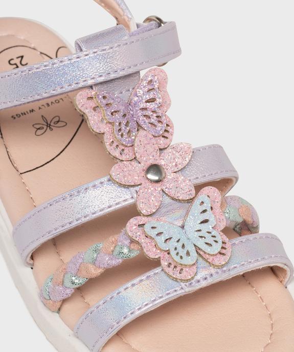 Sandales à brides scintillantes avec papillons fille - Lovely Wings vue6 - LOVELY WINGS - GEMO