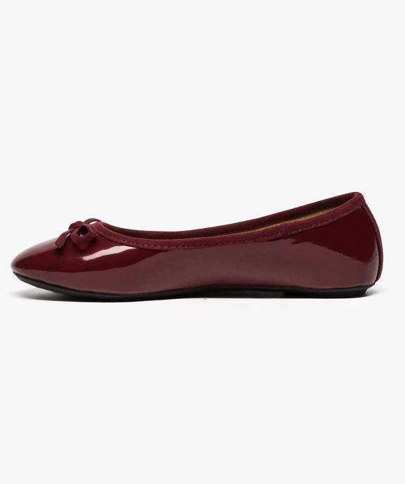 Ballerines vernies avec noeud sur le dessus vue3 - GEMO (ENFANT) - GEMO