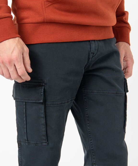 Pantalon cargo coupe Straight homme vue2 - GEMO 4G HOMME - GEMO