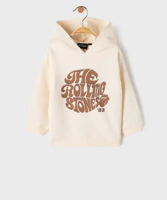 Sweat à capuche avec inscription bébé garçon - The Rolling Stones vue3 - ROLLING STONES - GEMO