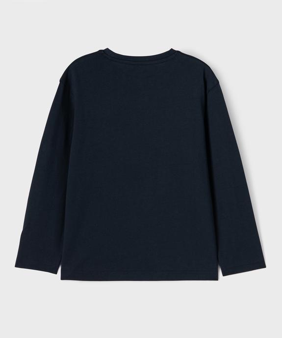 Tee-shirt manches longues motif Noël garçon vue3 - GEMO 4G GARCON - GEMO