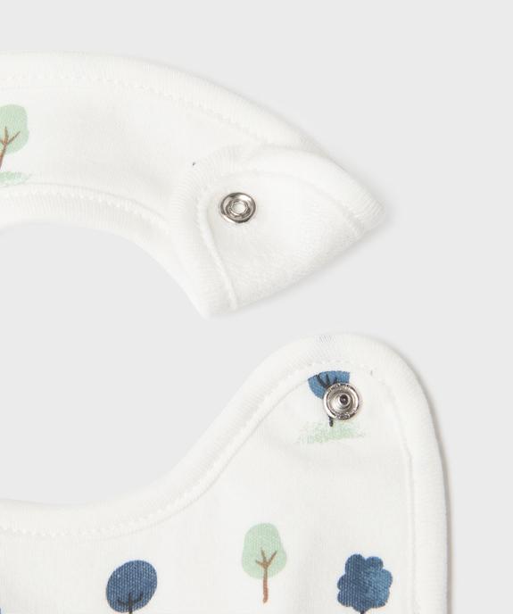 Bavoir de naissance en jersey imprimé (lot de 3) vue3 - GEMO 4G BEBE - GEMO