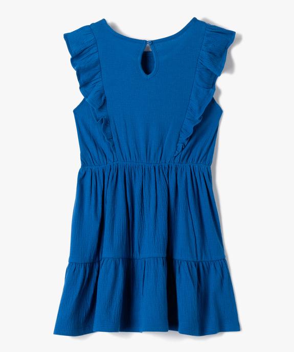 Robe fille avec volants sur les épaules et dans le bas vue3 - GEMO (ENFANT) - GEMO