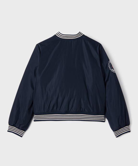 Blouson matelassé esprit bombers fille - Camps United vue4 - CAMPS GEMO FOR GOOD - GEMO