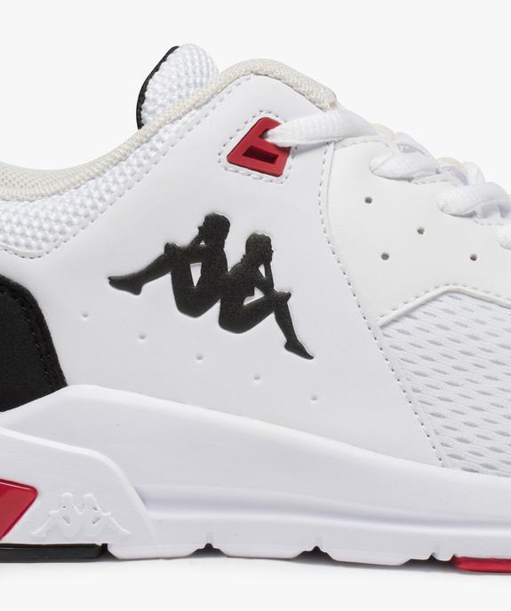 Baskets homme bi-matières colorées à lacets - Kappa vue6 - KAPPA - GEMO