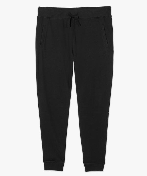 Pantalon de jogging femme en jersey bouclette avec ceinture plate vue4 - GEMO (G TAILLE) - GEMO