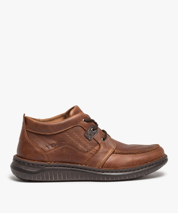 Derbies homme confort dessus cuir à lacets – Zen Air  vue1 - ZEN AIR - GEMO