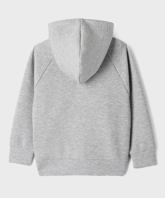 Sweat de sport zippé à capuche garçon vue5 - GEMO (ENFANT) - GEMO