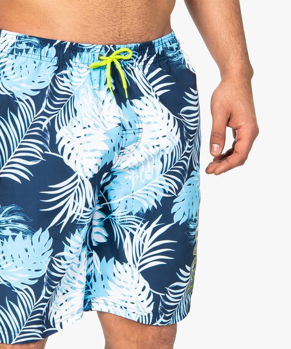 Short de bain homme motif tropical - Roadsign vue5 - ROADSIGN D - GEMO