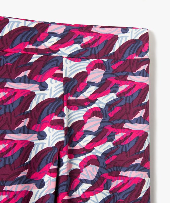 Leggings long extensible imprimé fille vue2 - GEMO (ENFANT) - GEMO