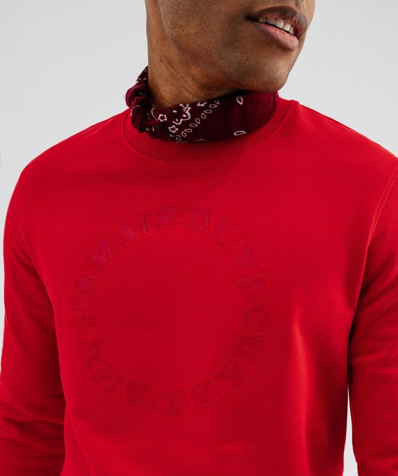 Sweat léger à broderie homme vue2 - GEMO (HOMME) - GEMO