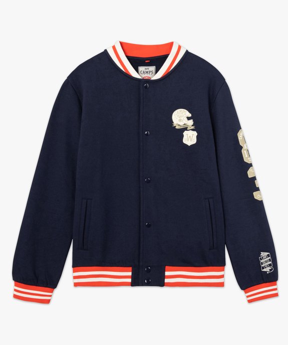 Sweat homme boutonné esprit teddy  – Camps United vue4 - CAMPS UNITED - GEMO