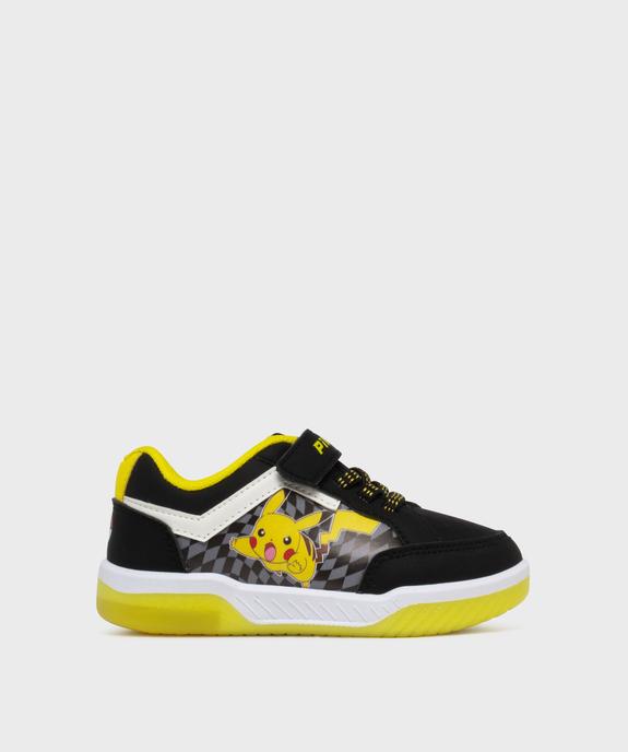Baskets basses à scratch imprimées Pikachu garçon - Pokémon vue1 - POKEMON - GEMO