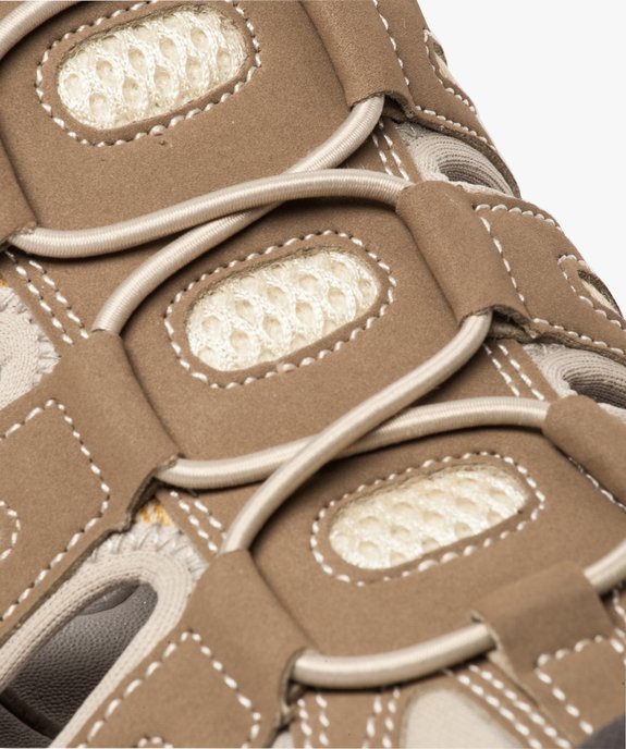 Sandales homme style randonnée à scratch et bout fermé vue6 - GEMO (CASUAL) - GEMO