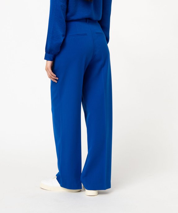 Pantalon de tailleur large femme vue3 - GEMO(FEMME PAP) - GEMO