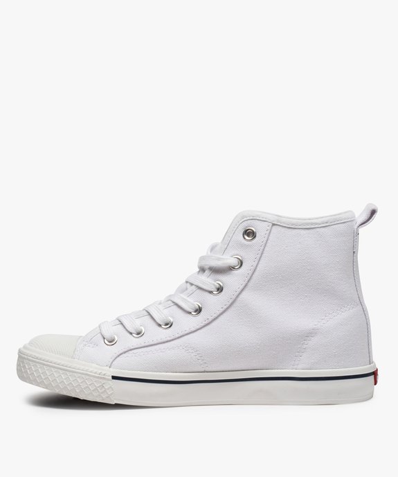Baskets fille semi-montantes en toile unie – Levi’s vue3 - LEVI'S - GEMO