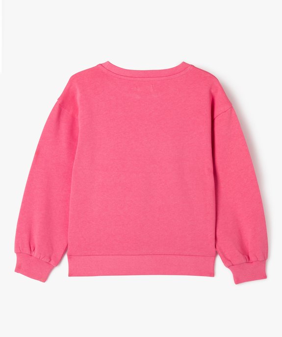 Sweat à message fille vue3 - GEMO (ENFANT) - GEMO
