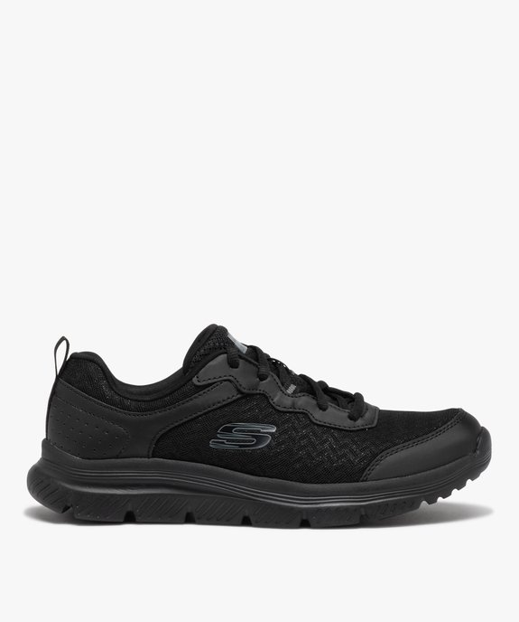 Baskets femme unies style running en mesh brillant - Skechers vue1 - SKECHERS - GEMO