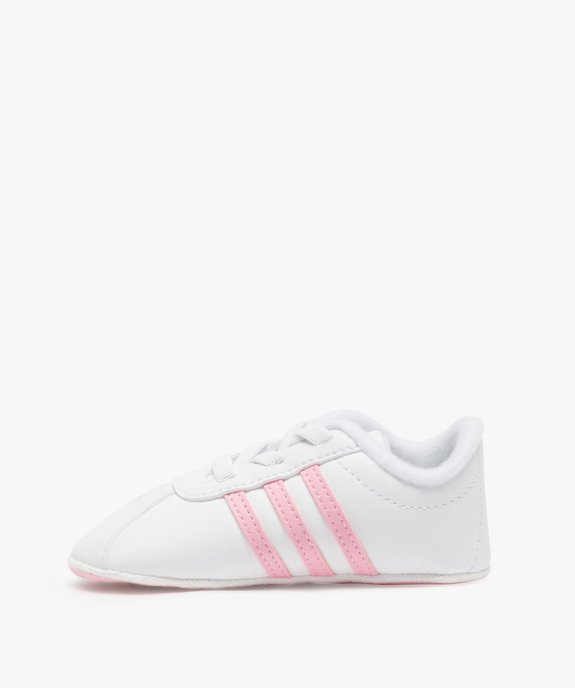Baskets bébé fille VL Court 2.0 - Adidas vue3 - ADIDAS - GEMO