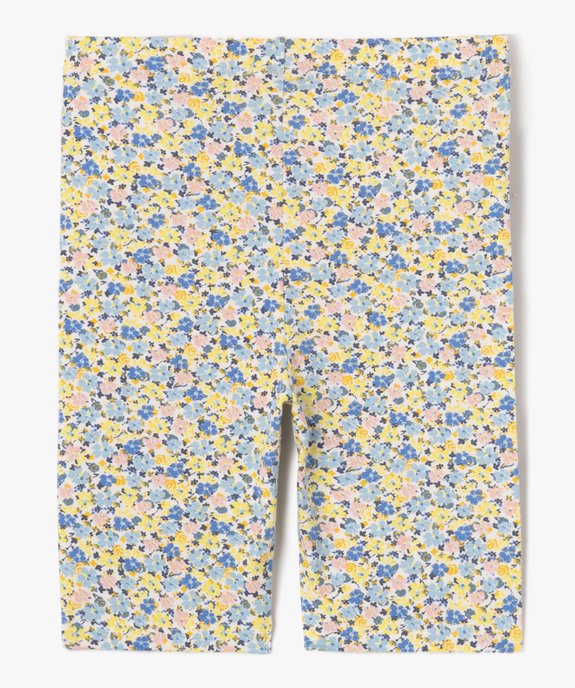Leggings fille coupe courte à motifs fleuris vue3 - GEMO (ENFANT) - GEMO