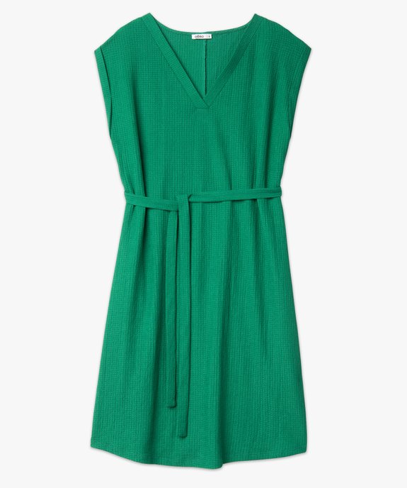 Robe de grossesse sans manches à col V vue4 - GEMO (MATER) - GEMO