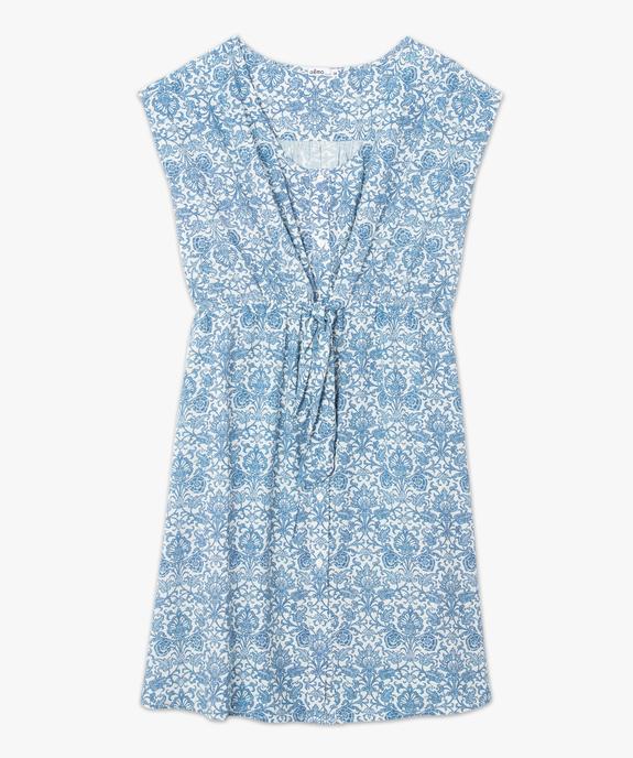 Robe de grossesse sans manches à motifs fleuris vue4 - GEMO (MATER) - GEMO