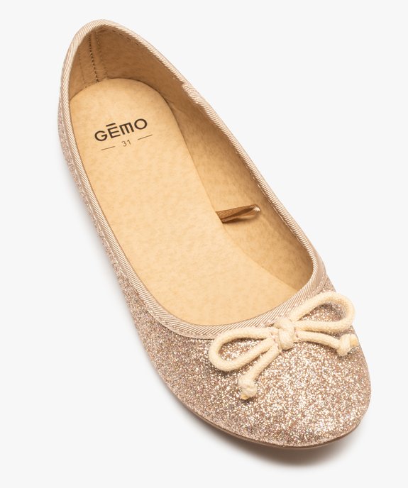 Ballerines fille pailletées avec nœud décoratif vue5 - GEMO (ENFANT) - GEMO