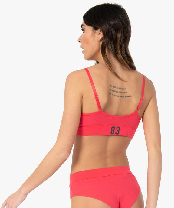 Brassière femme à fines bretelles – Camps United vue2 - CAMPS UNITED - GEMO