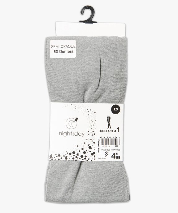 Collants semi-opaques fini velouté 50 deniers femme vue4 - GEMO(HOMWR FEM) - GEMO