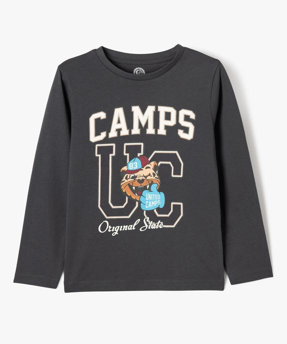 Tee-shirt manches longues avec motif tigre garçon - Camps United vue1 - CAMPS GEMO FOR GOOD - GEMO