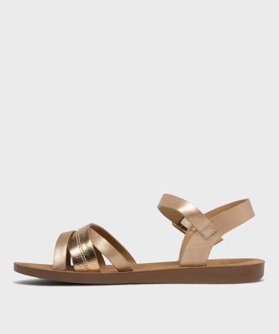 Sandales à brides scintillantes femme - Valentina Baldano vue3 - VALENTINA BALDA - GEMO