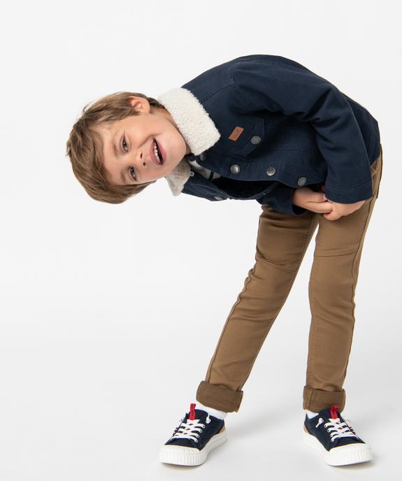 Veste garçon doublée à col original - LuluCastagnette vue6 - LULUCASTAGNETTE - GEMO