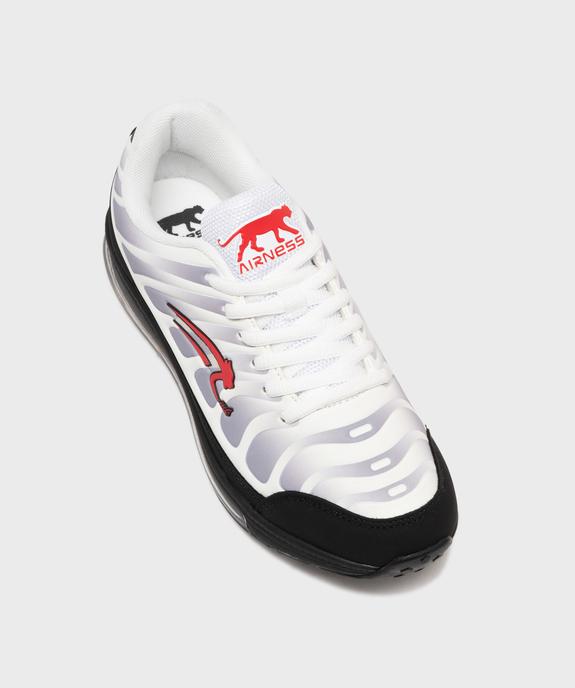 Baskets multicolores avec semelle à bulle d’air garçon - Airness vue5 - AIRNESS - GEMO