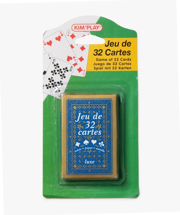 Jeu de cartes 32 Cartes vue1 - KIM PLAY - GEMO
