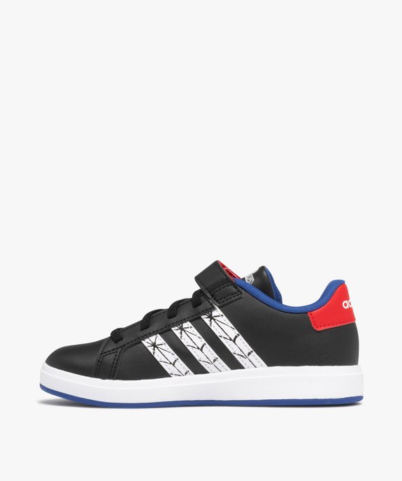 Tennis à scratch GrandCourt Spider garçon - Adidas x Marvel vue3 - ADIDAS - GEMO