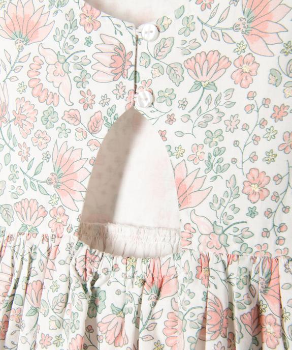 Robe sans manches à motifs fleuris fille vue2 - GEMO (ENFANT) - GEMO