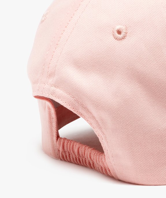 Casquette imprimée à bride élastique fille  vue3 - GEMO 4G FILLE - GEMO