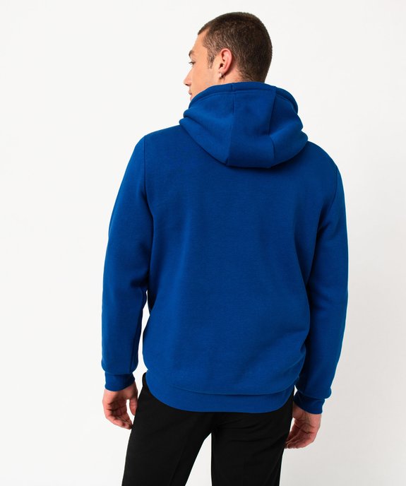 Sweat à capuche intérieur molletonné homme vue3 - GEMO 4G HOMME - GEMO