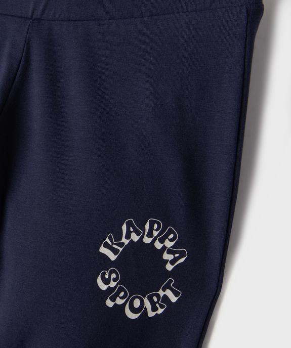 Legging en coton stretch à large taille élastiquée fille - Kappa vue2 - KAPPA - GEMO