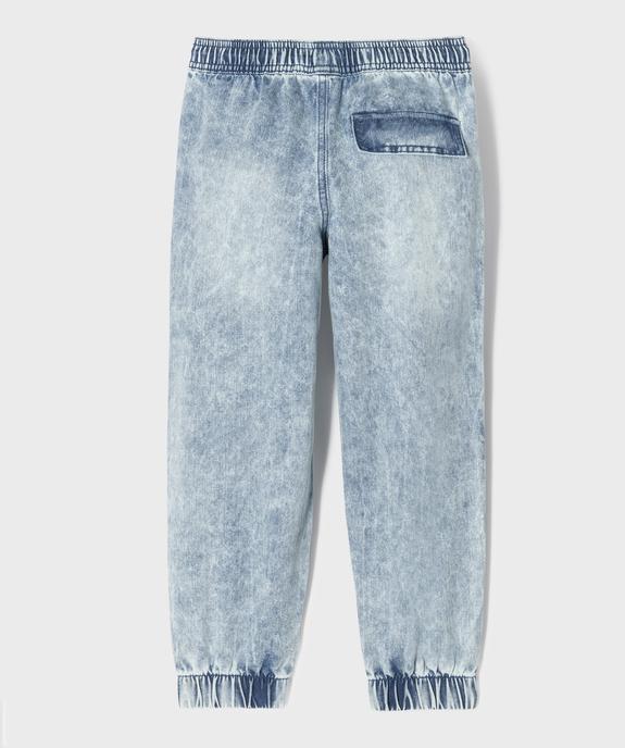 Jean parachute à taille élastiquée garçon vue9 - GEMO (ENFANT) - GEMO