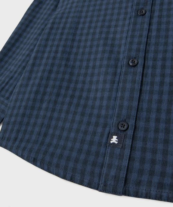 Chemise manches longues à carreaux garçon - LuluCastagnette vue2 - LULUCASTAGNETTE - GEMO