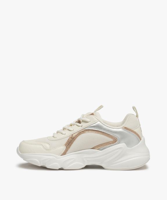 Baskets fille style running à lacets – Fila Alamo vue3 - FILA - GEMO