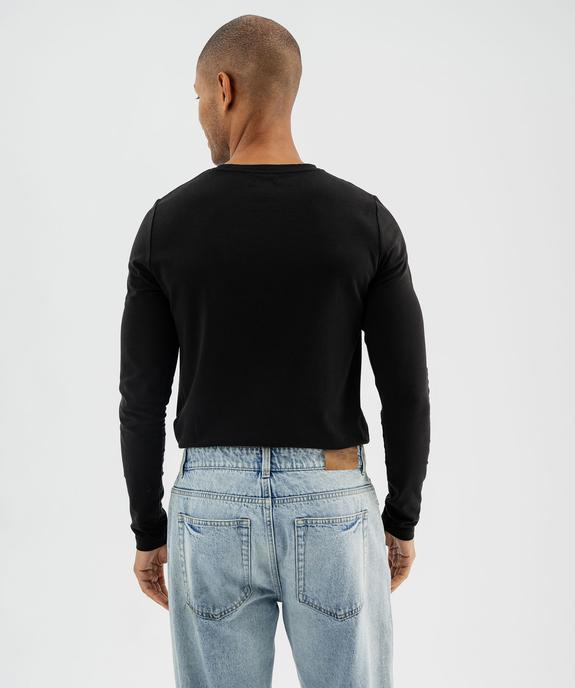 Tee-shirt chaud à manches longues et col rond homme vue4 - GEMO(HOMWR HOM) - GEMO