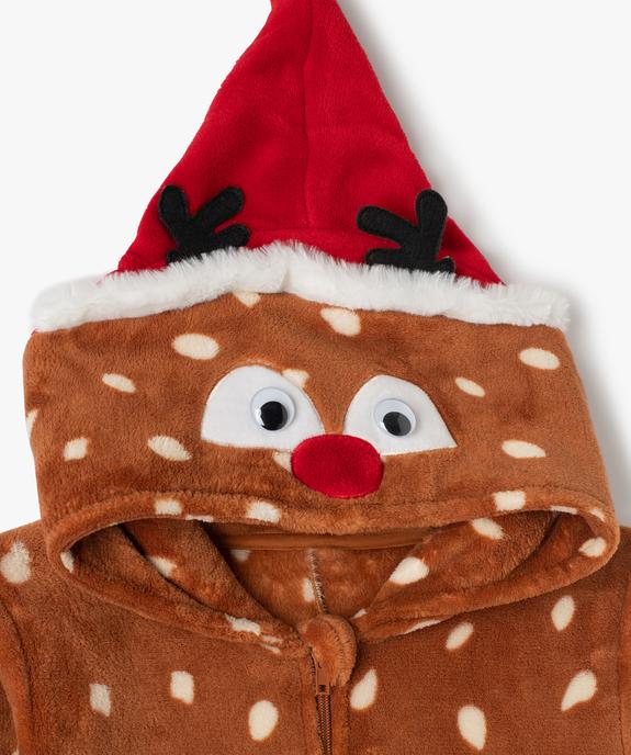 Combinaison pyjama enfant renne de Noël - GEMO (JUNIOR) Combinaison pyjama enfant renne de Noël vue2 - GEMO (JUNIOR) - GEMO