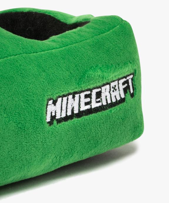 Chaussons garçon en volume à bout carré Minecraft vue13 - MINECRAFT - GEMO