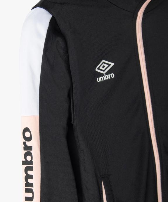 Survêtement fille 2 pièces : sweat zippé + pantalon - Umbro vue2 - UMBRO - GEMO